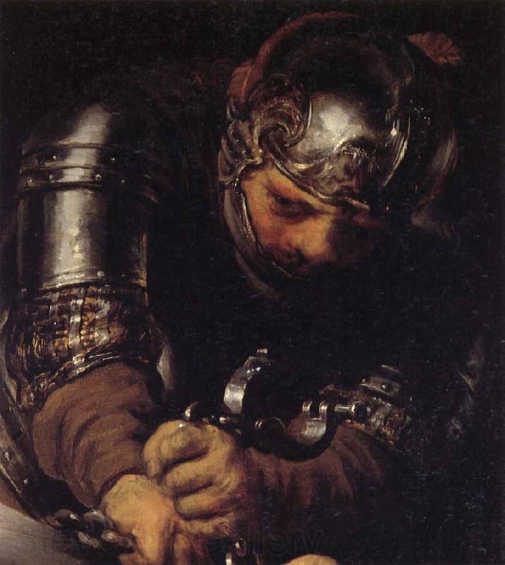 Rembrandt van rijn Details of the Blinding of Samson Norge oil painting art